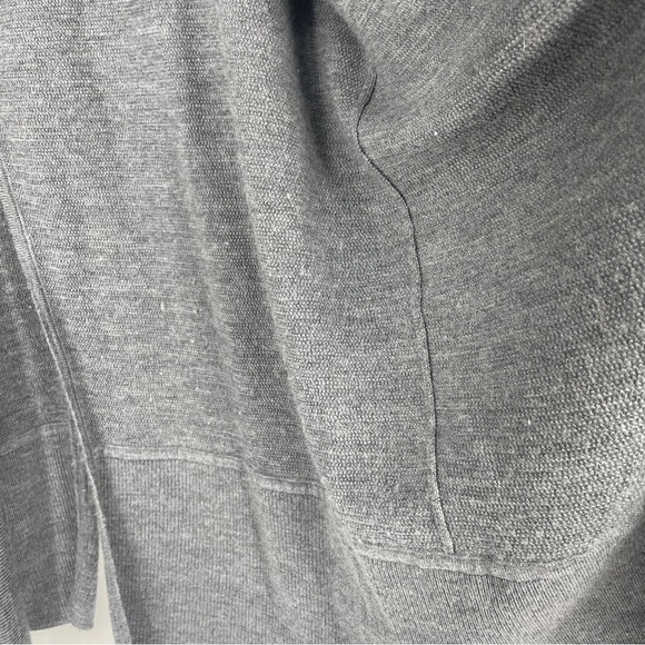 Lululemon Merino Wool Gray Tunic Cardigan Sweater Thumbholes Pockets - Picture 3 of 7